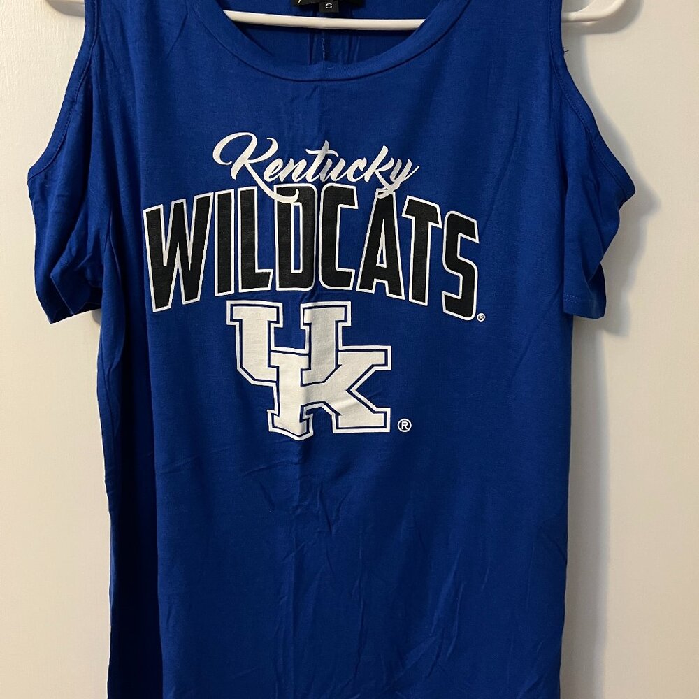 Gameday Couture UK Kentucky Wildcats Cold Shoulder Top - Size Small